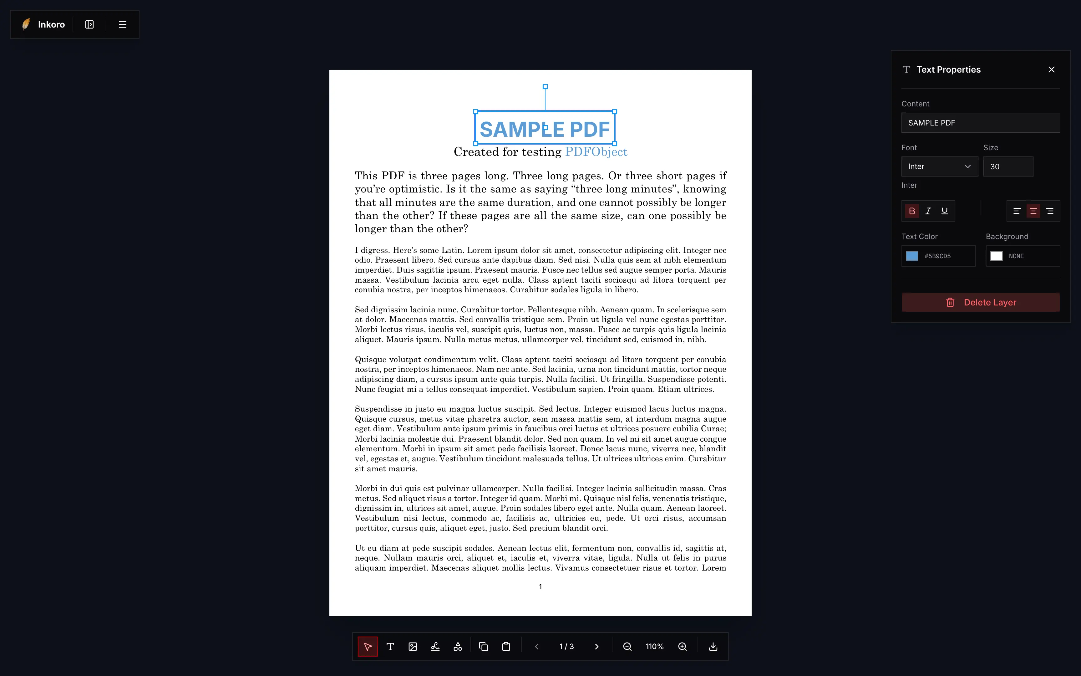 Inkoro - PDF Editor & Anotator