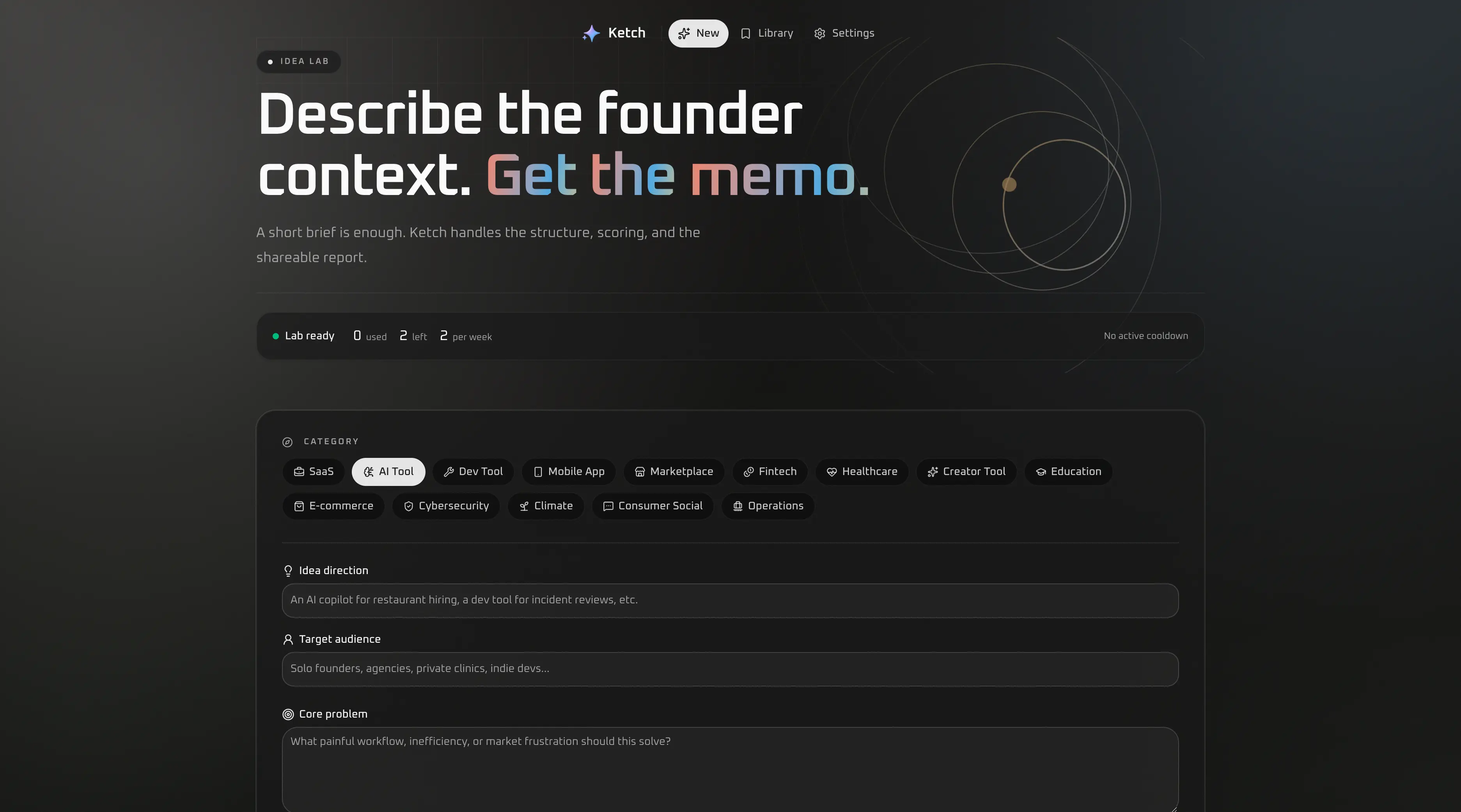 Ketch - AI Startup Idea Lab