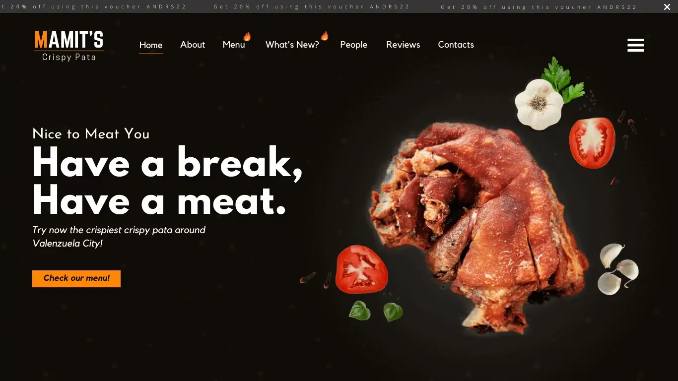 Mamit`s Crispy Pata Website